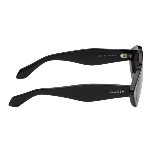  알라이아 ALAIA Black Oval Sunglasses 241483F005005