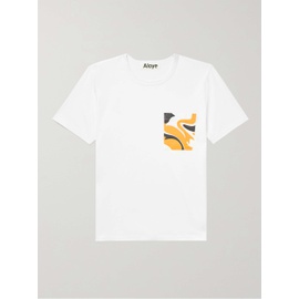 ALOYE Printed Cotton-Jersey T-Shirt 38063312420485930