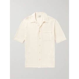 ALTEA Slim-Fit Cotton-Blend Boucle Shirt 1647597306880406