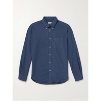 ALTEA Ivy Button-Down Collar Washed Lyocell and Cotton-Blend Twill Shirt 1647597327629150