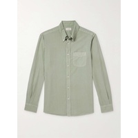 ALTEA Ivy Button-Down Collar Lyocell and Cotton-Blend Shirt 1647597327629132