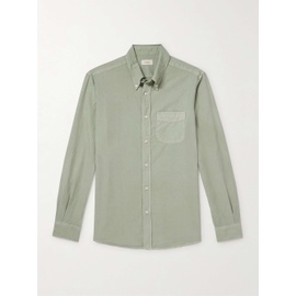 ALTEA Ivy Button-Down Collar Lyocell and Cotton-Blend Shirt 1647597327629132