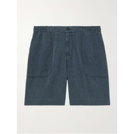 ALTEA Straight-Leg Lyocell and Linen-Blend Twill Bermuda Shorts 1647597327629136