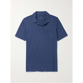ALTEA Dennis Cotton and Linen-Blend Polo Shirt 1647597330048615