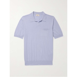 ALTEA Slim-Fit Garment-Dyed Cotton Polo Shirt 1647597330048742