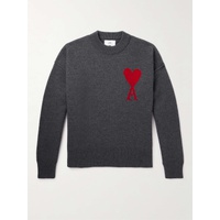 AMI PARIS ADC Logo-Intarsia Wool Sweater 1647597318208992