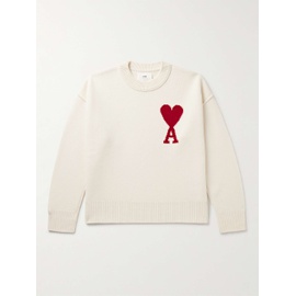 AMI PARIS ADC Logo-Intarsia Virgin Wool Sweater 1647597313791202