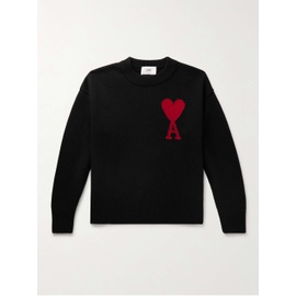 AMI PARIS ADC Logo-Intarsia Virgin Wool Sweater 1647597326138633