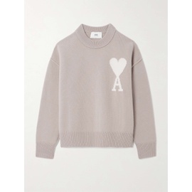 AMI PARIS + NET SUSTAIN ADC intarsia wool sweater 790767783