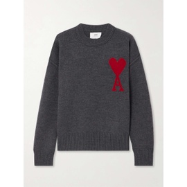 AMI PARIS + NET SUSTAIN ADC intarsia wool sweater 790767785