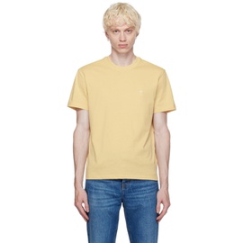 Ami Paris Yellow Ami de Coeur T-Shirt 232482M213007