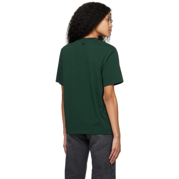  Ami Paris SSENSE Exclusive Green Ami de Coeur T-Shirt 231482F110033