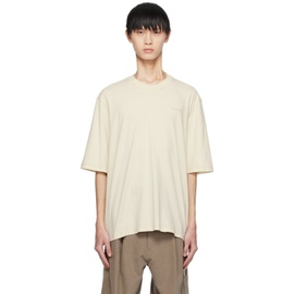AMI Paris 오프화이트 Off-White Fade Out T-Shirt 232482M213020