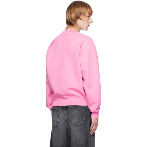  Ami Paris Pink Ami de Coeur Sweatshirt 231482M204013