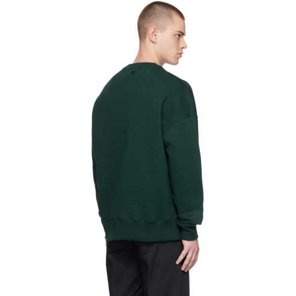  SSENSE Exclusive Green Ami Paris France Sweatshirt 231482M204022