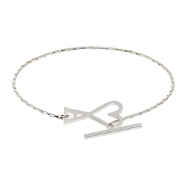 Ami Paris Silver Ami de Coeur Chain Bracelet 241482F020007