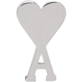 Ami Paris Silver Ami de Coeur Single Earring 241482M144001