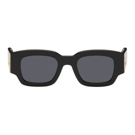 Ami Paris Black Classical Ami De Coeur Sunglasses 241482F005003