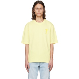 Ami Paris Yellow Ami de Coeur T-Shirt 222482M213054