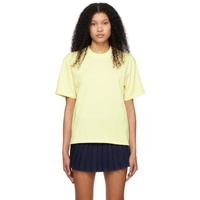 Ami Paris SSENSE Exclusive Yellow Ami de Coeur T-Shirt 231482F110037