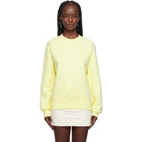 Ami Paris SSENSE Exclusive Yellow Ami de Coeur Sweatshirt 231482F098034