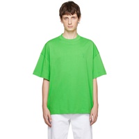 Ami Paris Green Ami de Coeur T-Shirt 222482M213022