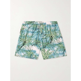 아미리 AMIRI Straight-Leg Floral-Print Silk-Twill Drawstring Shorts 30629810020318060