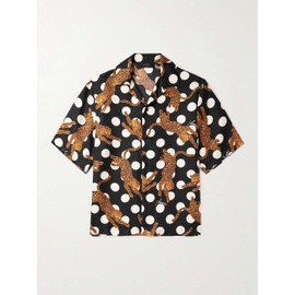 아미리 AMIRI Convertible-Collar Printed Silk-Twill Shirt 1647597323682576