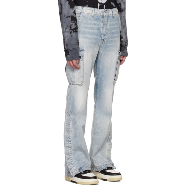  아미리 AMIRI Blue Flared Jeans 231886M186030