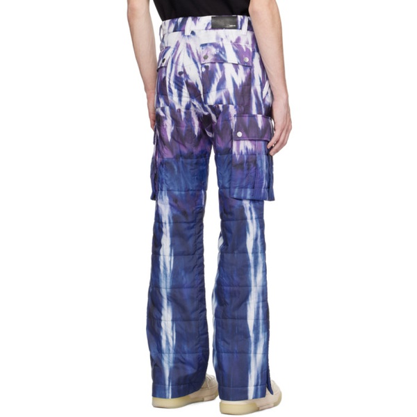  아미리 AMIRI Purple Tie-Dye Cargo Pants 231886M188001
