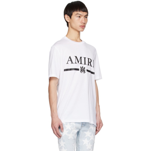  아미리 AMIRI White M.A. T-Shirt 232886M213003