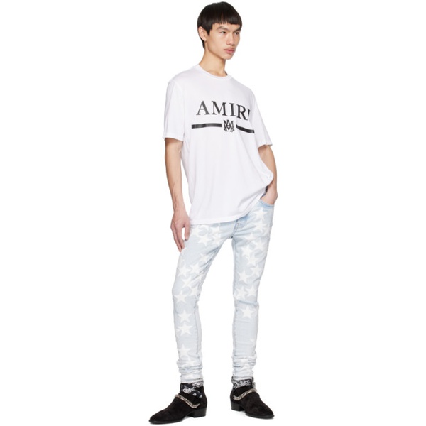 아미리 AMIRI White M.A. T-Shirt 232886M213003
