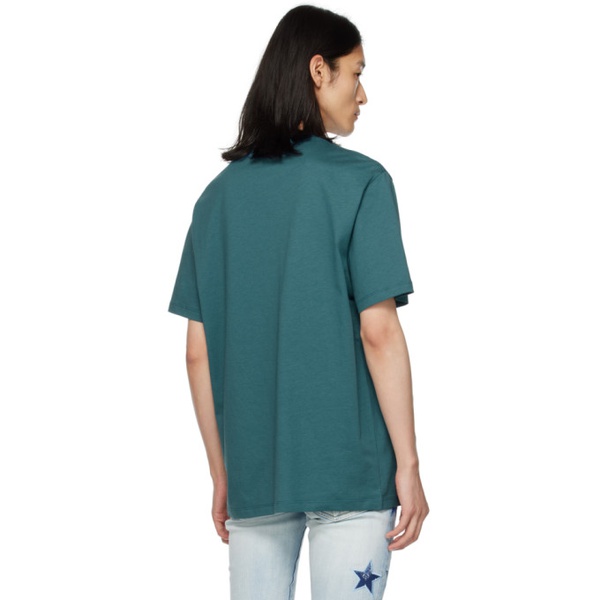  아미리 AMIRI Blue M.A. Bar T-Shirt 232886M213019