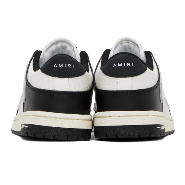  아미리 AMIRI Black & White Skel Top Low Sneakers 232886M237003