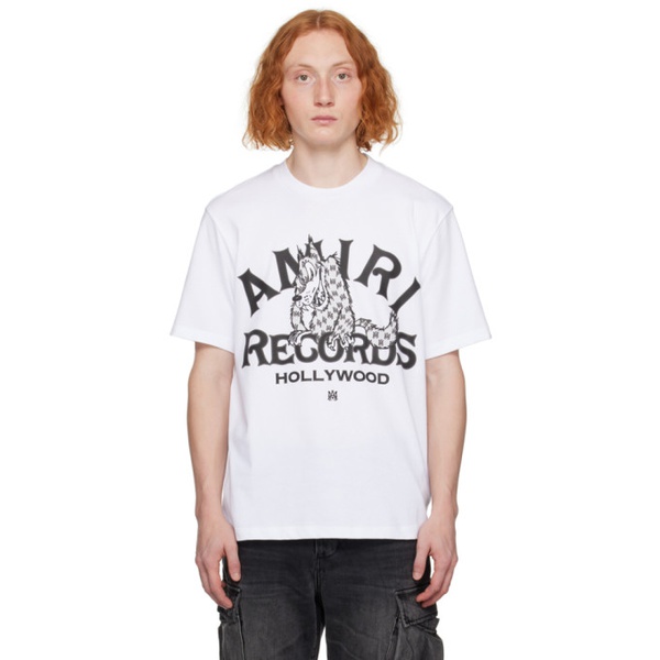  아미리 AMIRI White Records Wolf T-Shirt 232886M213035