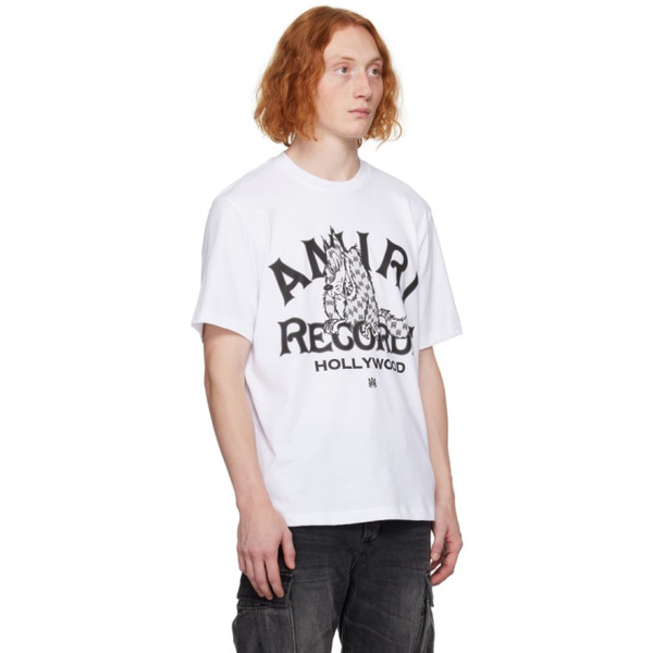  아미리 AMIRI White Records Wolf T-Shirt 232886M213035