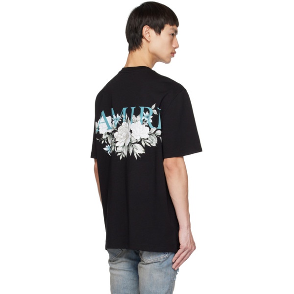  아미리 AMIRI Black Floral T-Shirt 232886M213022