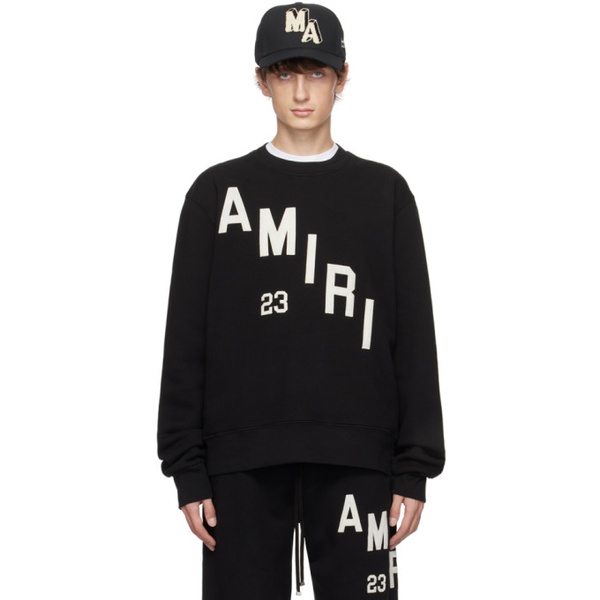  아미리 AMIRI Black Applique Sweatshirt 232886M204012