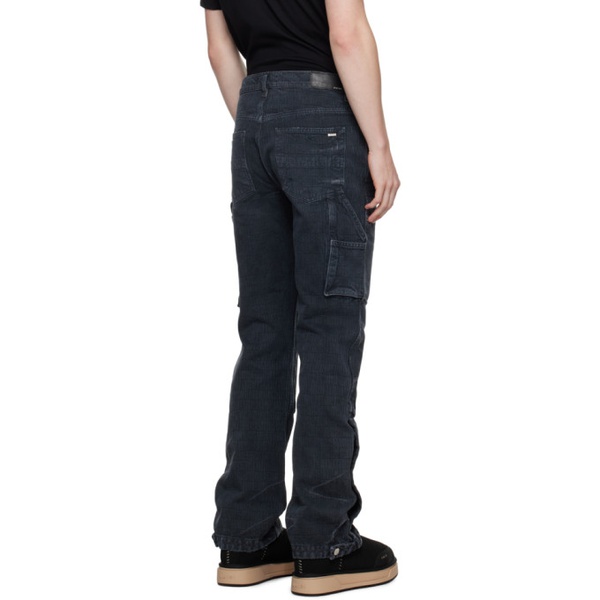  아미리 AMIRI Black Jacquard Jeans 232886M186047