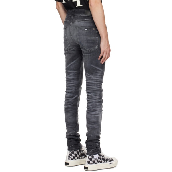  아미리 AMIRI Gray Stack Jeans 232886M186054