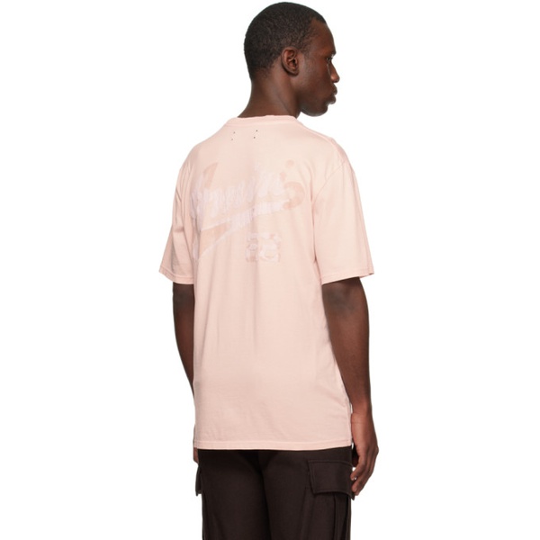  아미리 AMIRI Pink 22 T-Shirt 231886M213045