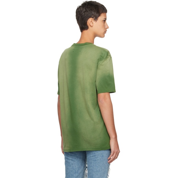  아미리 AMIRI Green Graphic T-Shirt 241886F110000