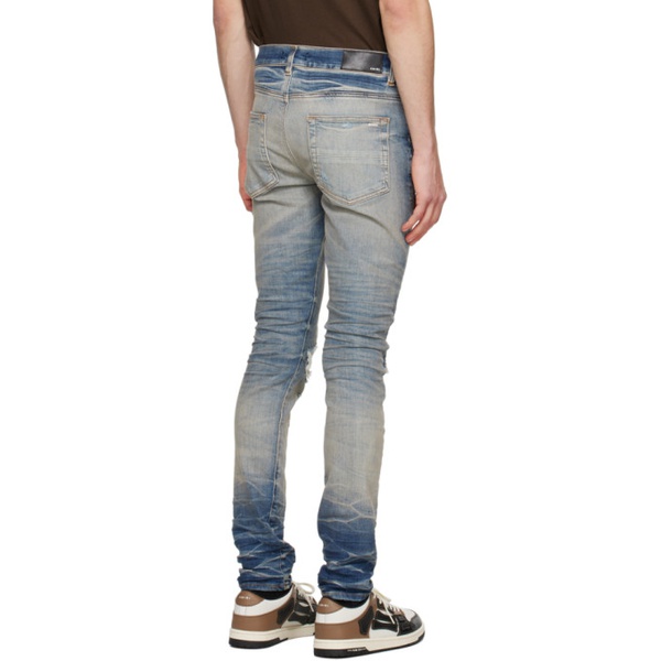  아미리 AMIRI Blue MX1 Bandana Jeans 241886M186013