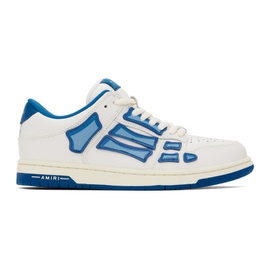 아미리 AMIRI Blue & White Chunky Skel Top Low Sneakers 241886M237016