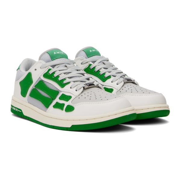  아미리 AMIRI Green & Gray Skel Top Low Sneakers 241886M237019