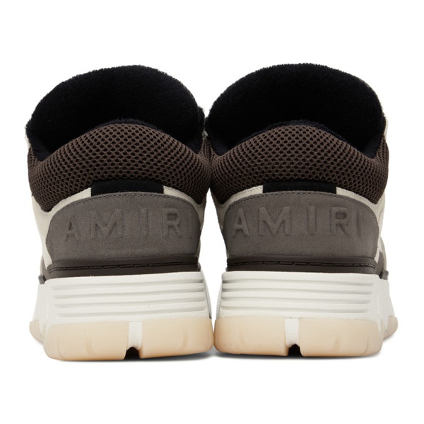  아미리 AMIRI 오프화이트 Off-White & Brown MA-1 Sneakers 241886M237006