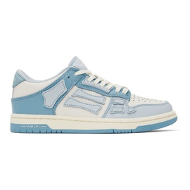 아미리 AMIRI Blue & 오프화이트 Off-White Skel-Top Sneakers 241886F128016