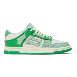아미리 AMIRI Green & 오프화이트 Off-White Skel-Top Sneakers 241886F128015