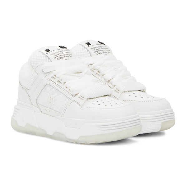  아미리 AMIRI White MA-1 Sneakers 241886F128019