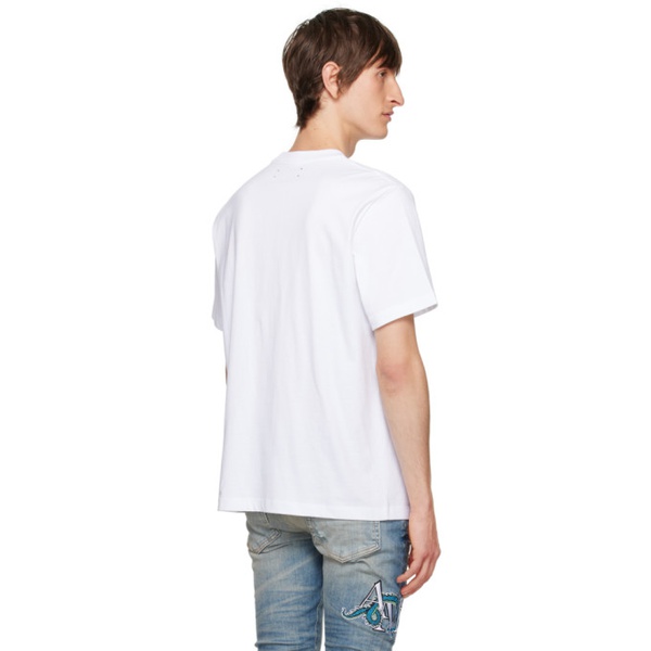  아미리 AMIRI White Bar T-Shirt 241886M213030